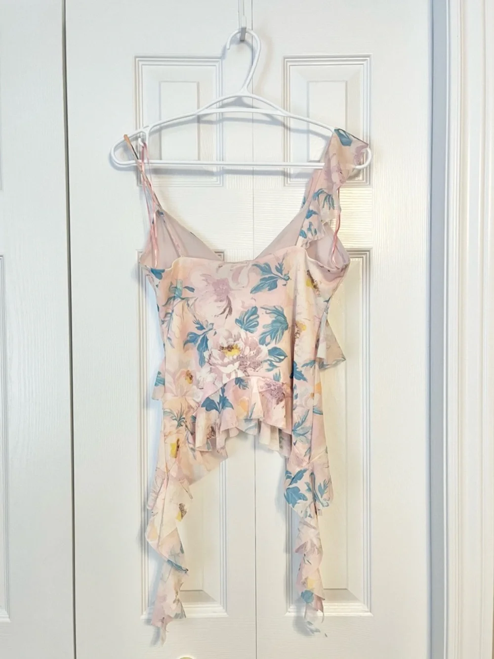 Zara Floral Flowy Tank Top - Picture 3 of 4